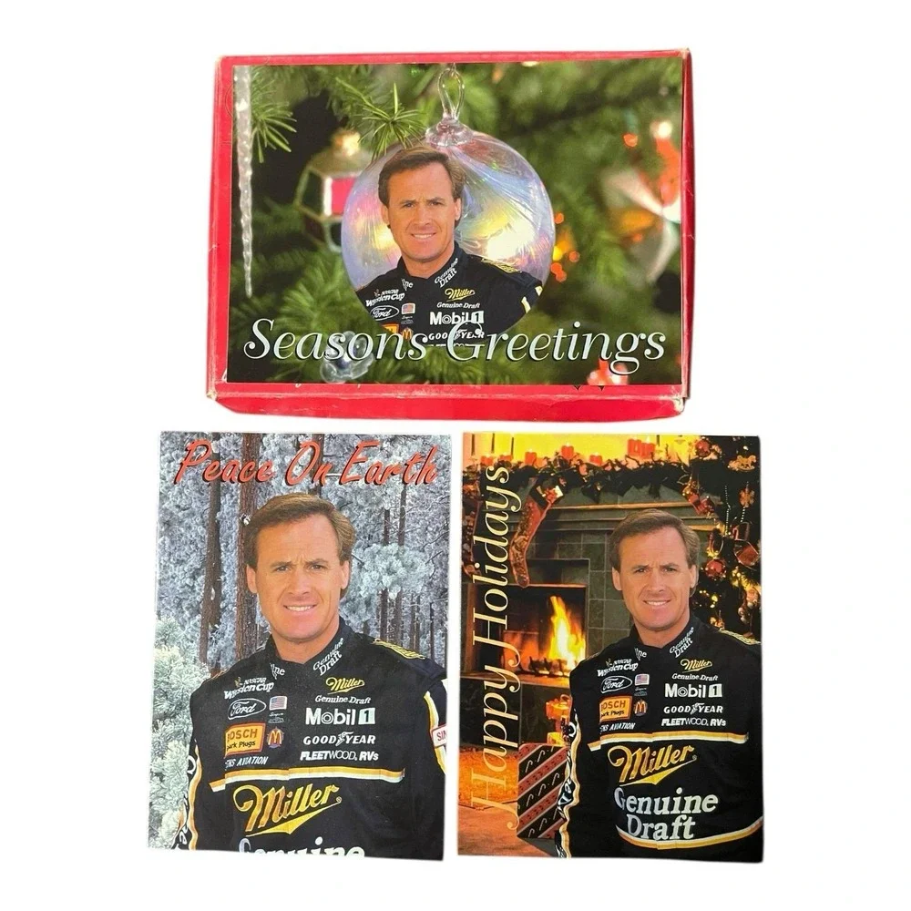 Rusty Wallace Racing Christmas Cards With‎ Envelopes 18 Pack 1995